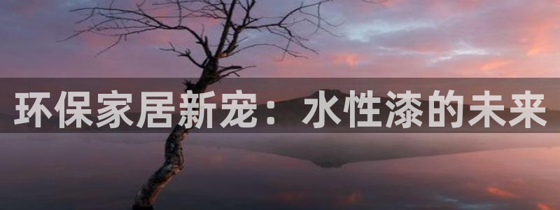 沐鸣2平台代理登录网址：环保家居新宠：水性漆的未来